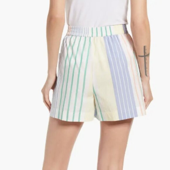 Rails White Colorful Portofino Striped Organic Cotton Blend Boxer Shorts XXS NWT - Picture 6 of 16